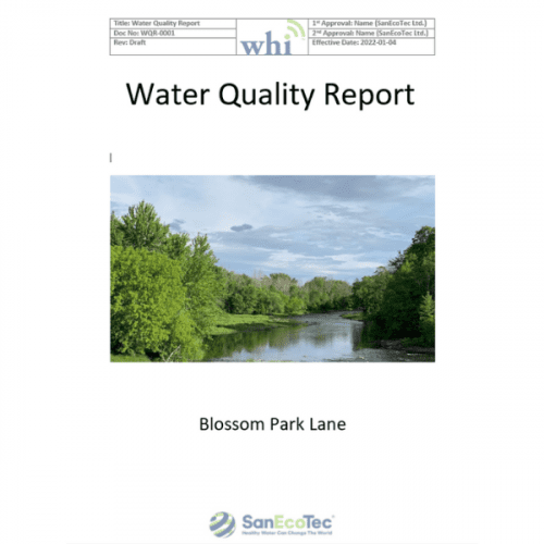 Water Quality Report & Advice
